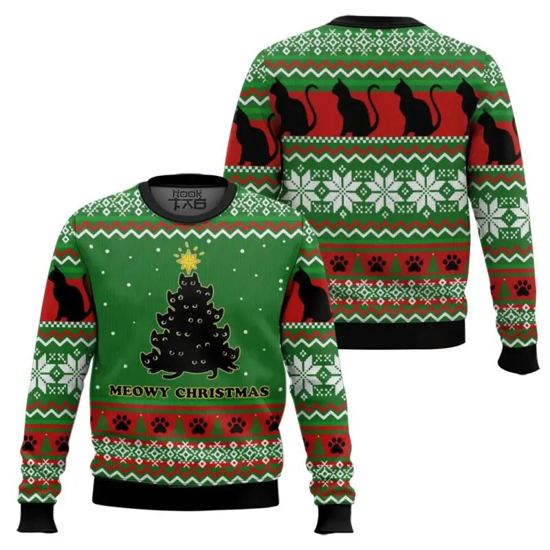 Merry Christmas Ugly Sweater - Retro Party Pullover