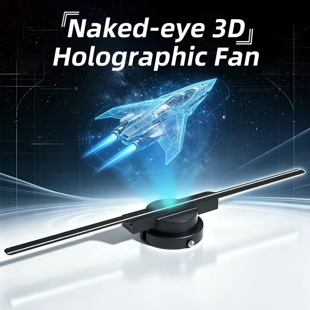 3D Hologram Fan Projector - Dynamic LED Advertising Display