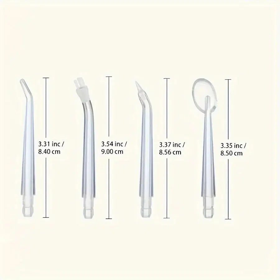 Oral Irrigator Nozzles - 8 Pcs/Set Replaceable Dental Water Jet Tips