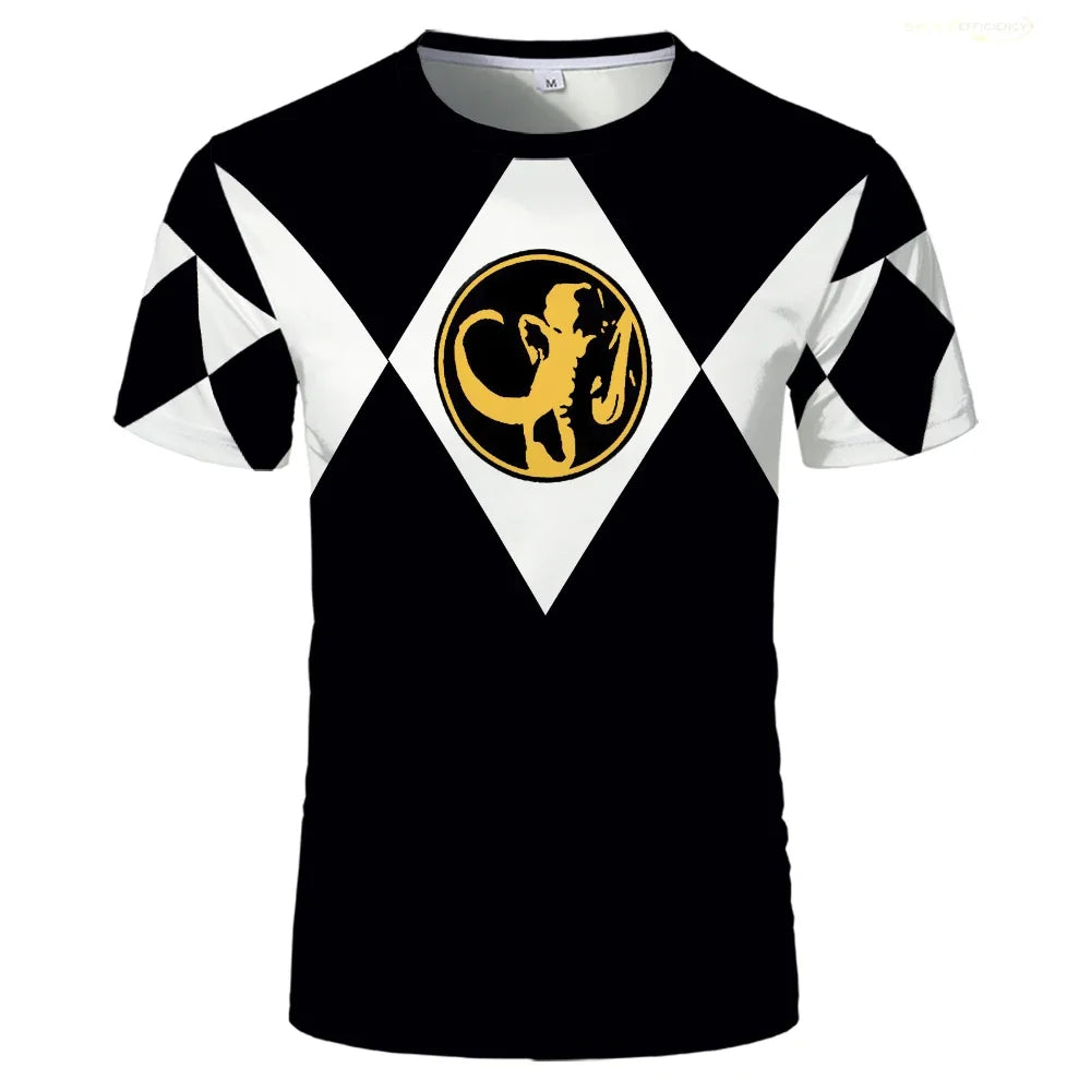 Mighty Morphin Sweater - Multi Color Ranger Holiday Pullover