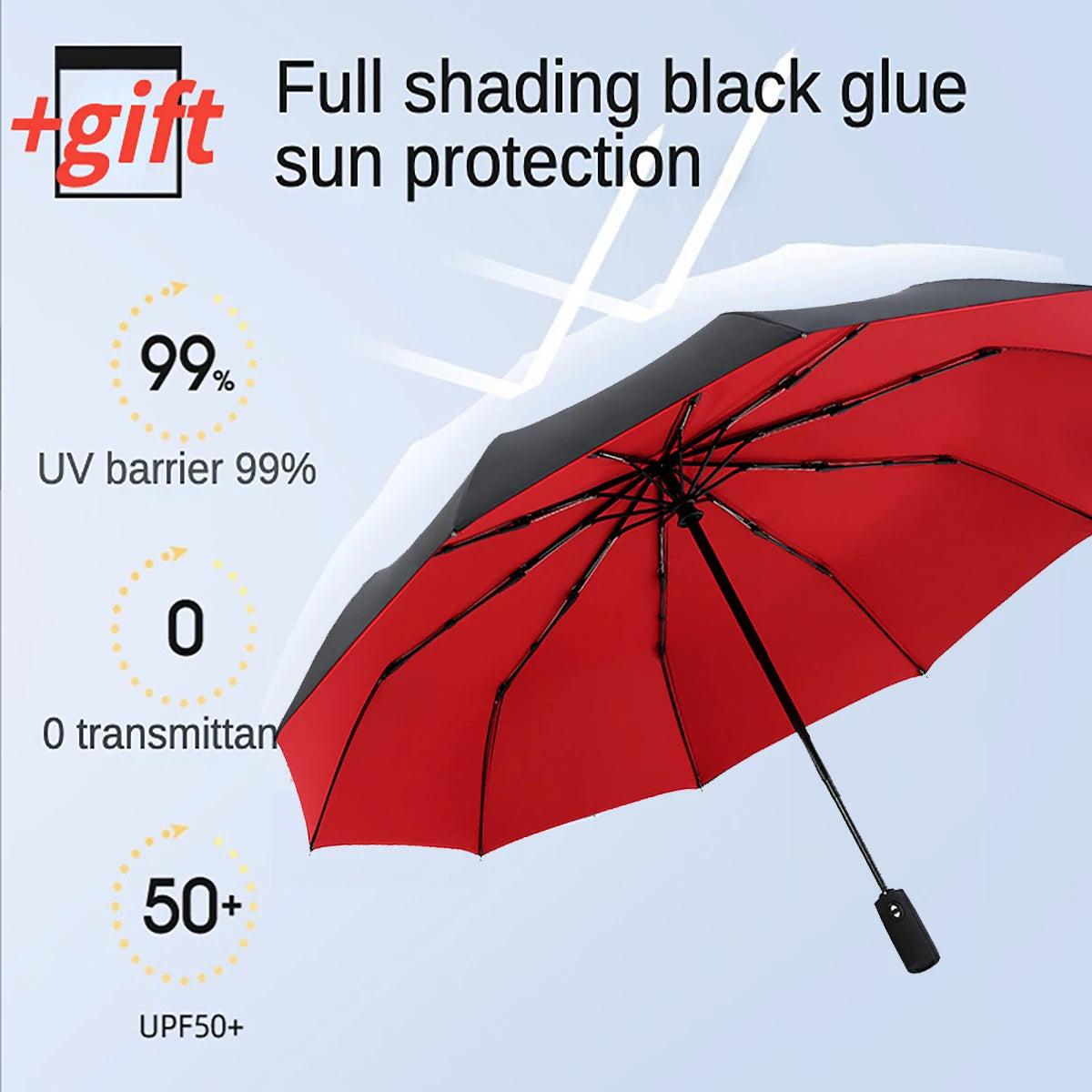 Windproof Automatic Umbrella - Double Layer Resistant Rain Gear