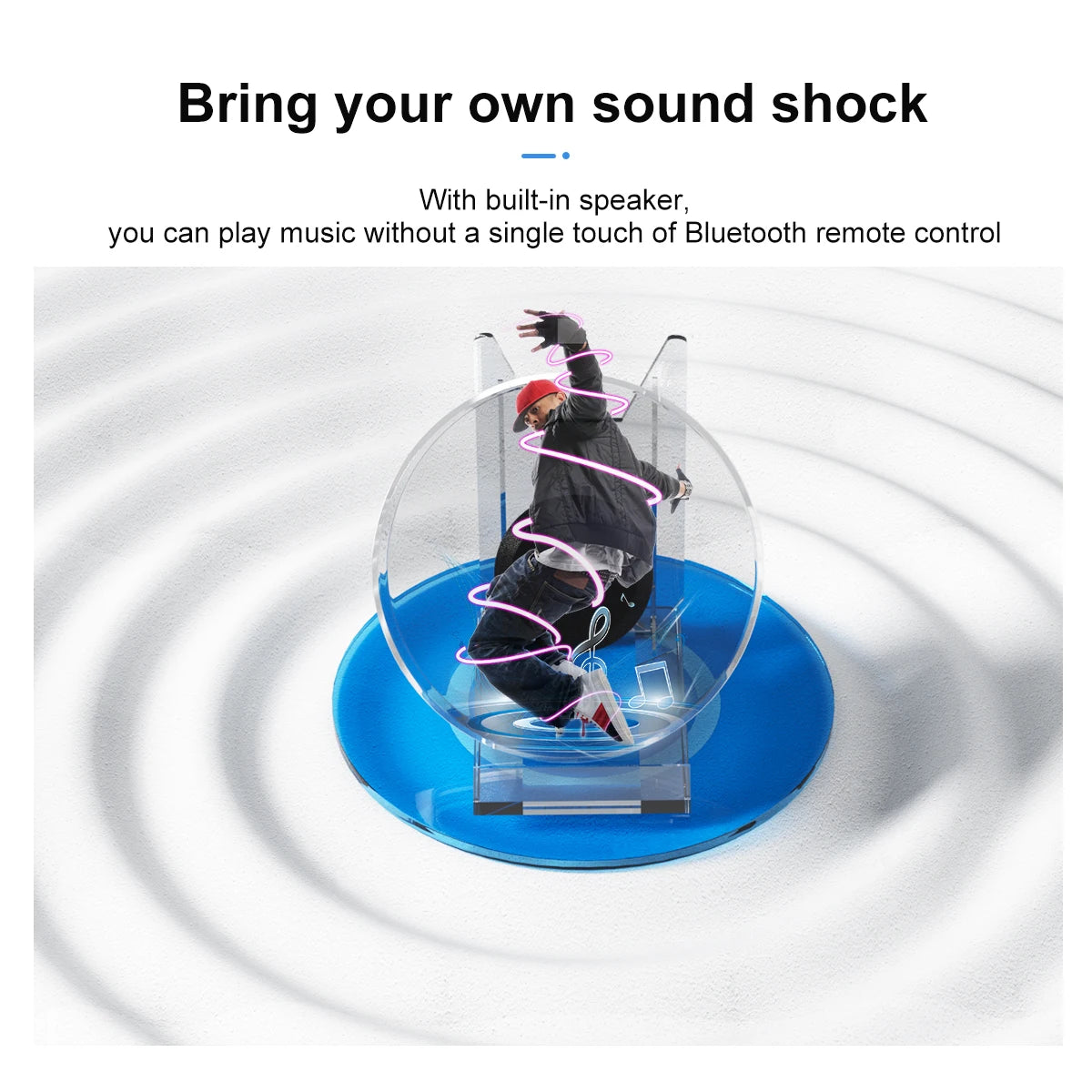 Mini 3D Hologram Fan - HD Projector for Stores & Parties