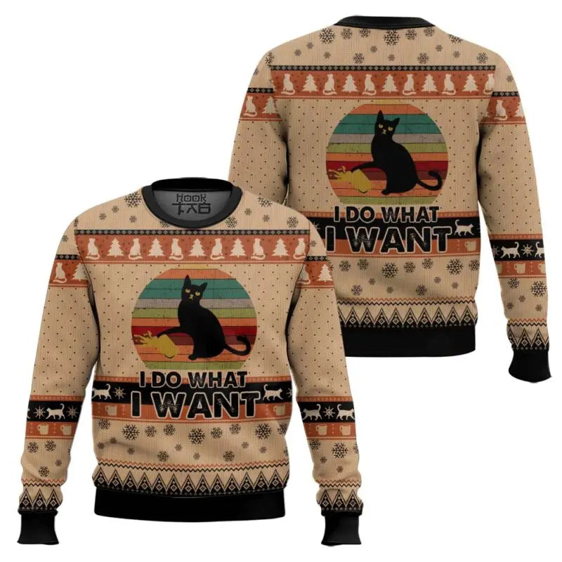 Merry Christmas Ugly Sweater - Retro Party Pullover
