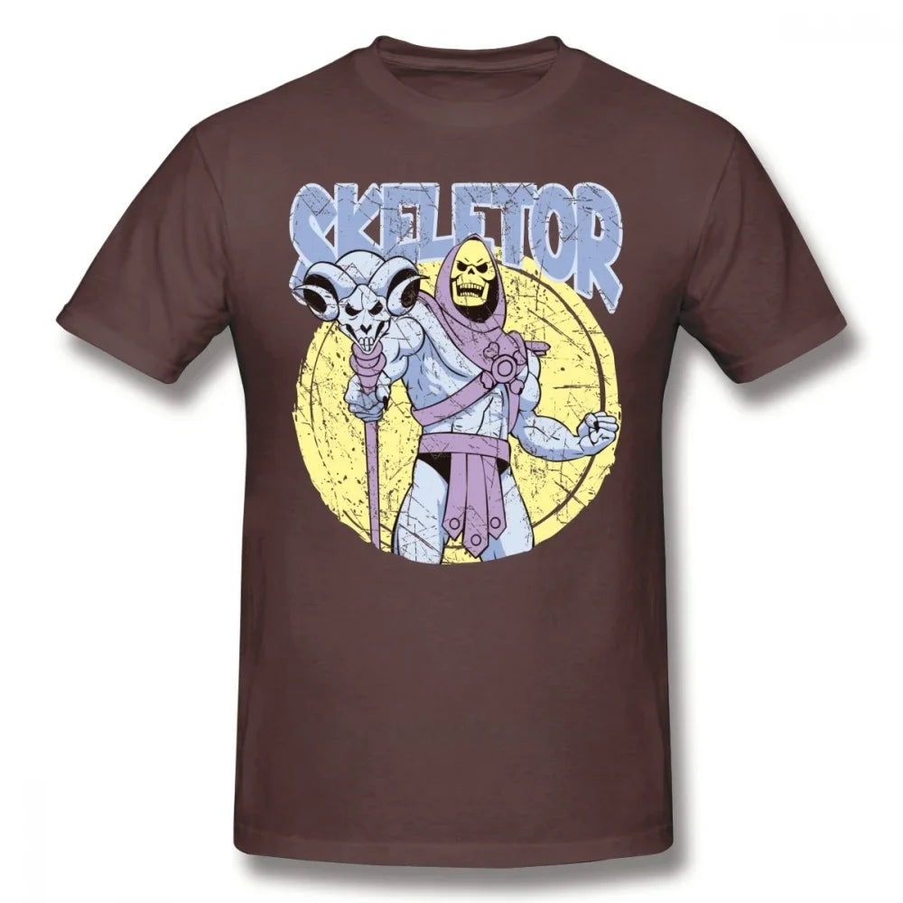 Skeletor T Shirt - Funny Graphic Short Sleeve Tee
