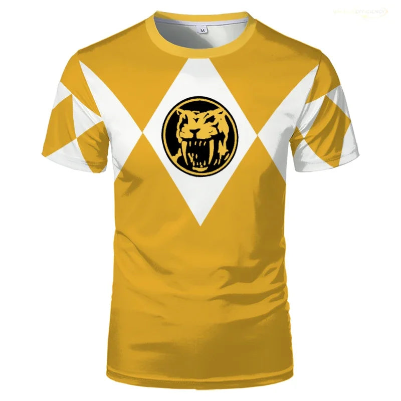 Mighty Morphin Sweater - Multi Color Ranger Holiday Pullover