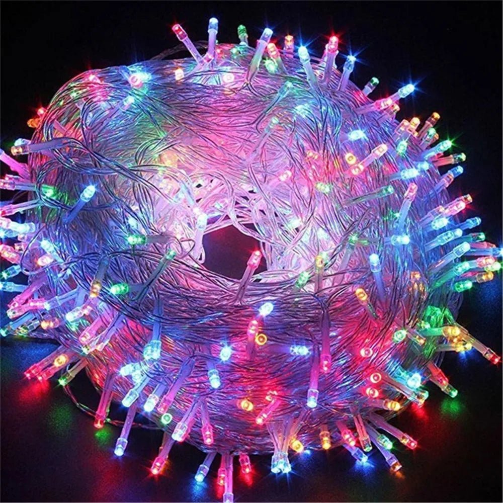 Christmas String Fairy Lights - 8 Modes LED Holiday Decor