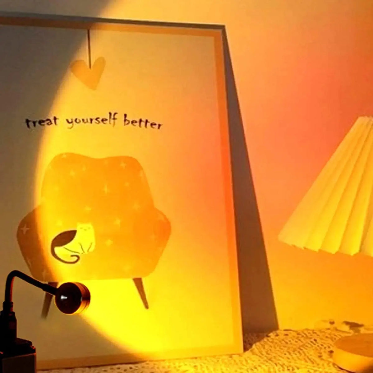 Sunset Projection Lamp - USB Ambient Night Light