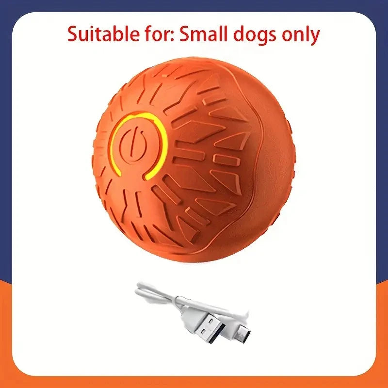 Interactive Dog Toy Ball - USB Automatic Moving Bouncing Toy
