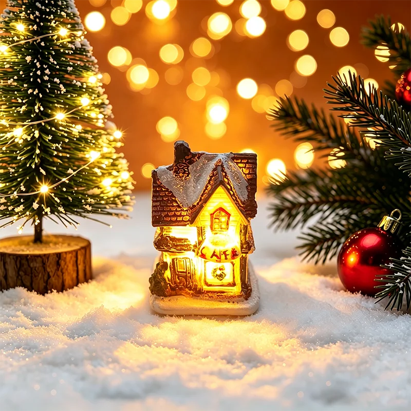 Christmas House Night Light - Kids Xmas Gift & Decor