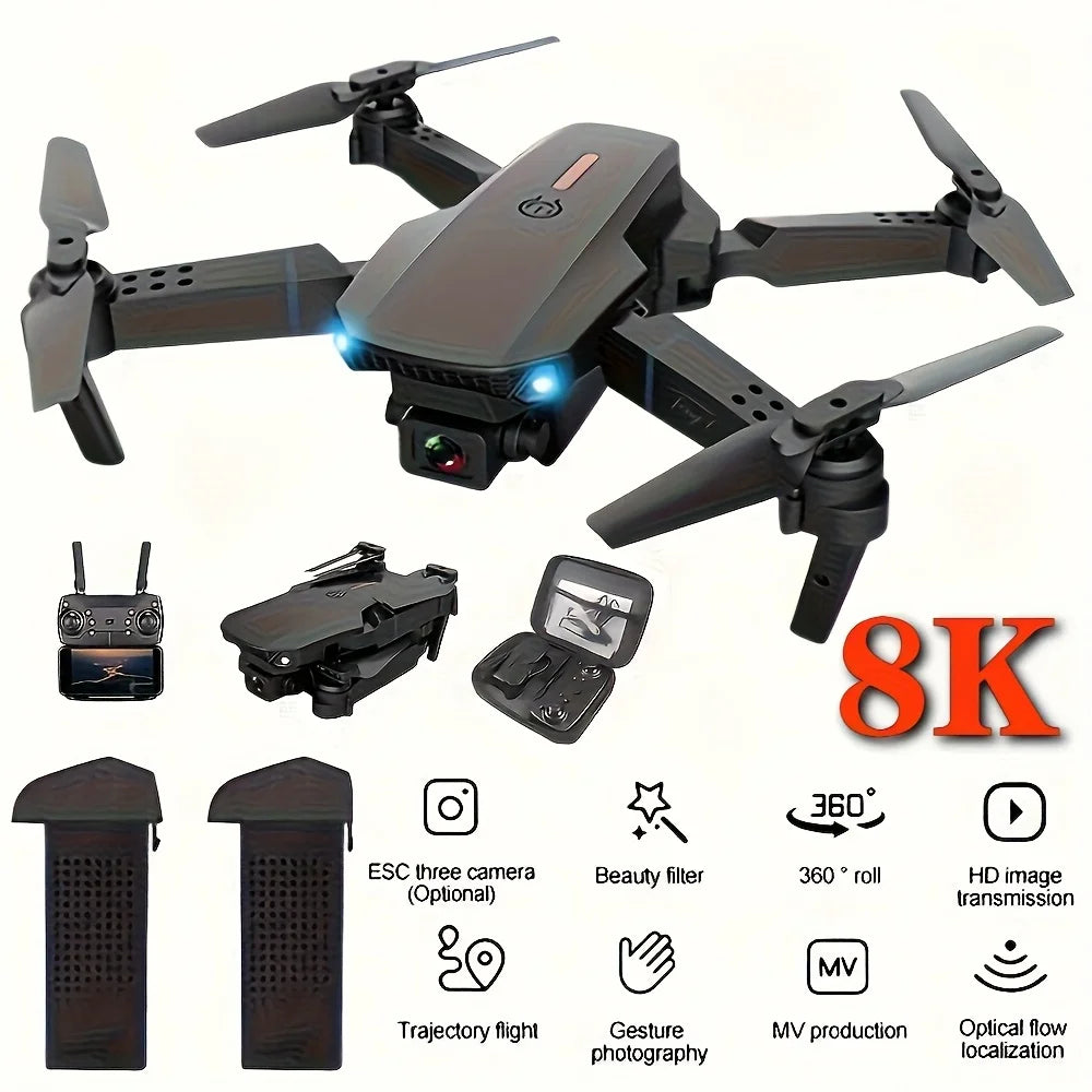 E88 PRO MAX Foldable Drone - 8K Dual Camera Quadcopter