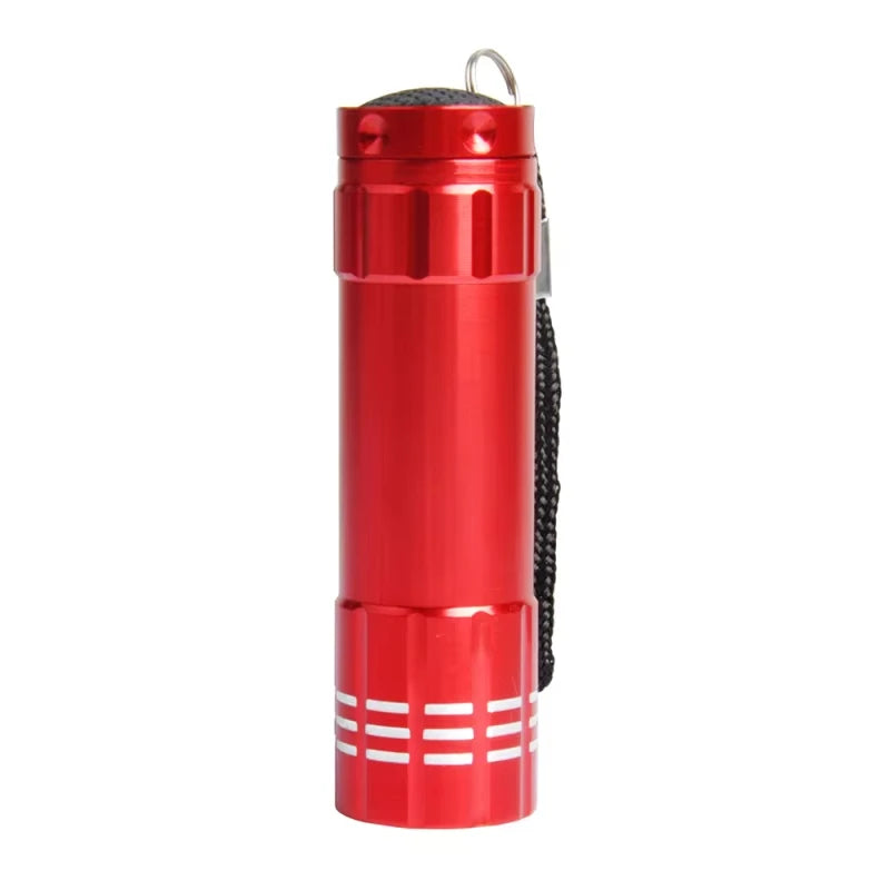 9/12 LED Protable UV Flashlight Black Light 395 NM Ultraviolet Torch Blacklight Detector for Dog Urine Pet Stain and Bed Bug