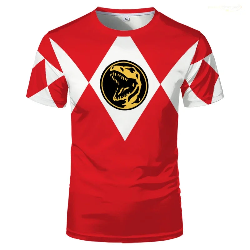 Mighty Morphin Sweater - Multi Color Ranger Holiday Pullover