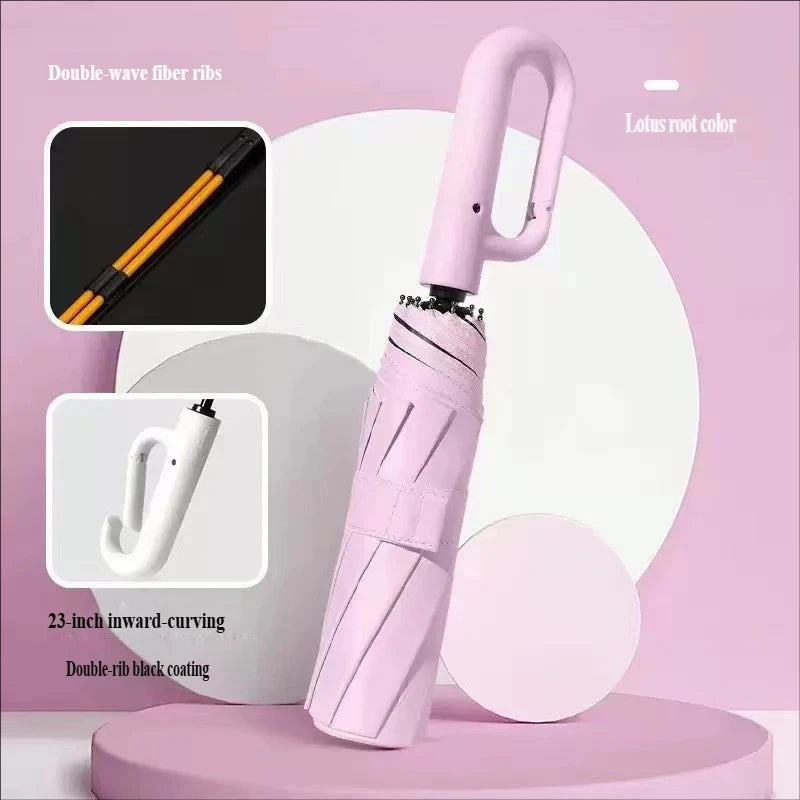 Windproof Automatic Umbrella - Double Layer Resistant Rain Gear