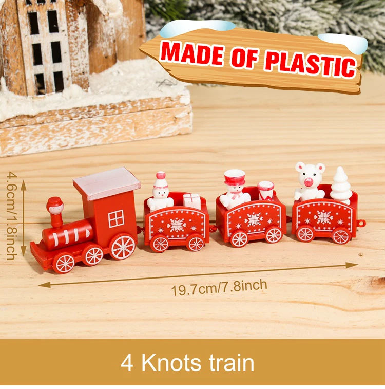 Christmas Train Decoration - Merry Xmas Ornament & Gift