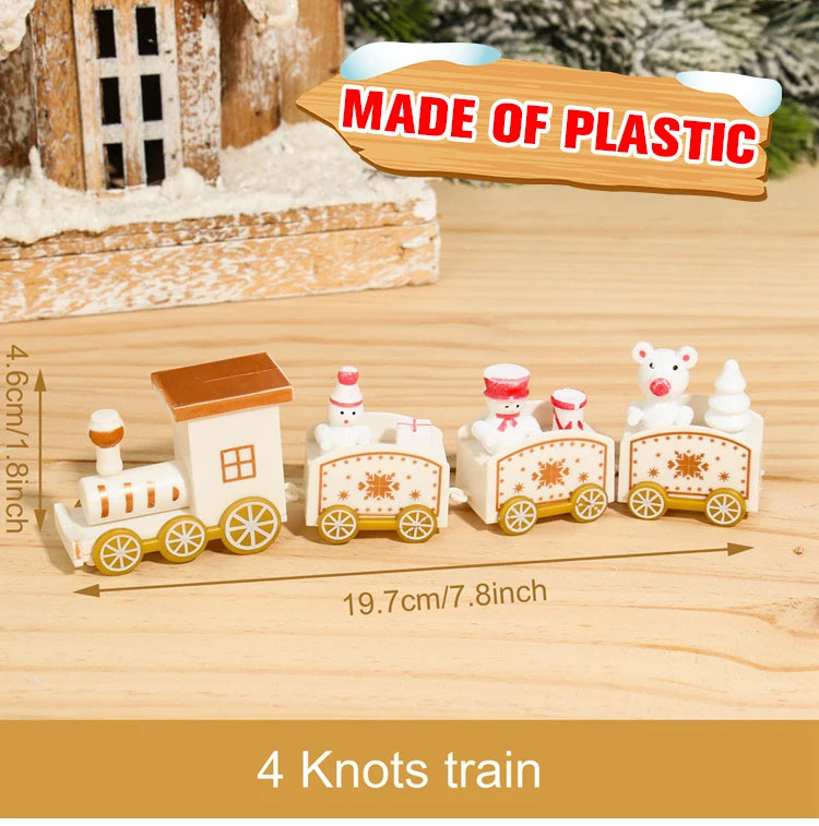Christmas Train Decoration - Merry Xmas Ornament & Gift