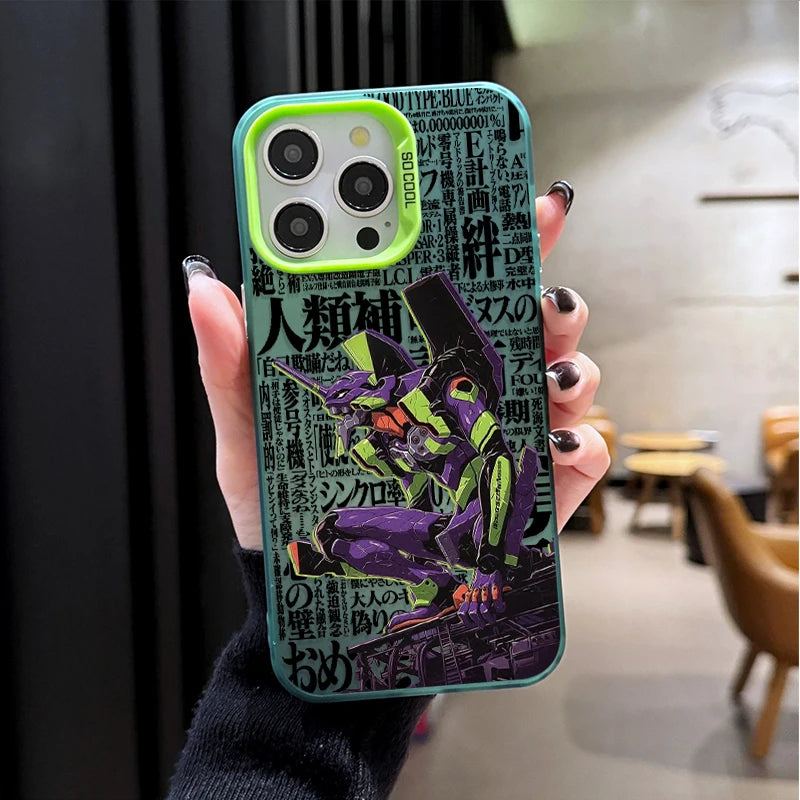 Evangelion Phone Case - Cool Anime Hard Shockproof Cover