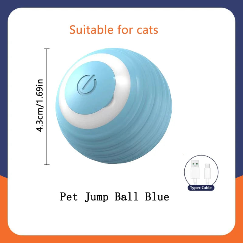 Interactive Dog Toy Ball - USB Automatic Moving Bouncing Toy