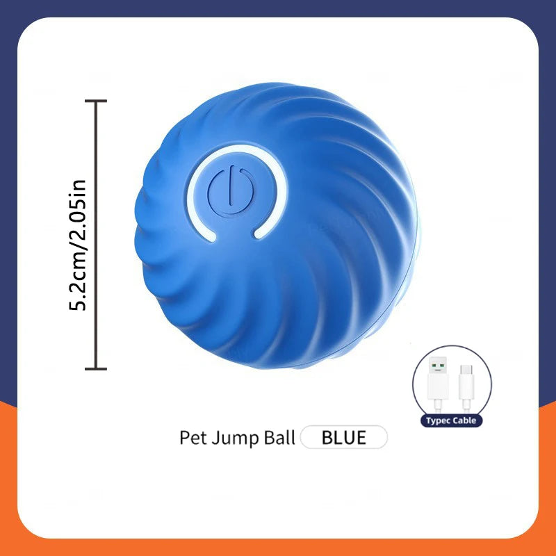 Interactive Dog Toy Ball - USB Automatic Moving Bouncing Toy