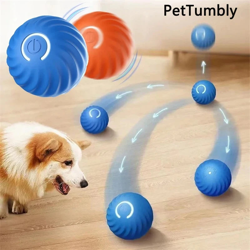 Interactive Dog Toy Ball - USB Automatic Moving Bouncing Toy