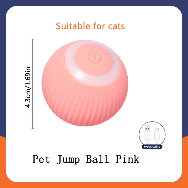 Interactive Dog Toy Ball - USB Automatic Moving Bouncing Toy