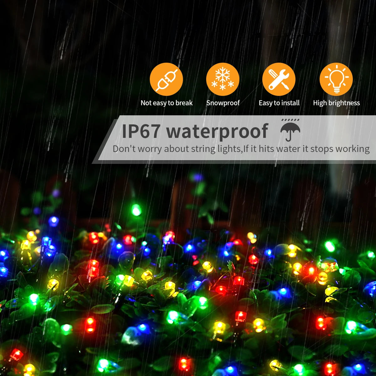 Outdoor LED String Light - Christmas Tree Fairy Lights