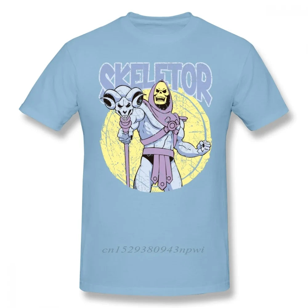Skeletor T Shirt - Funny Graphic Short Sleeve Tee
