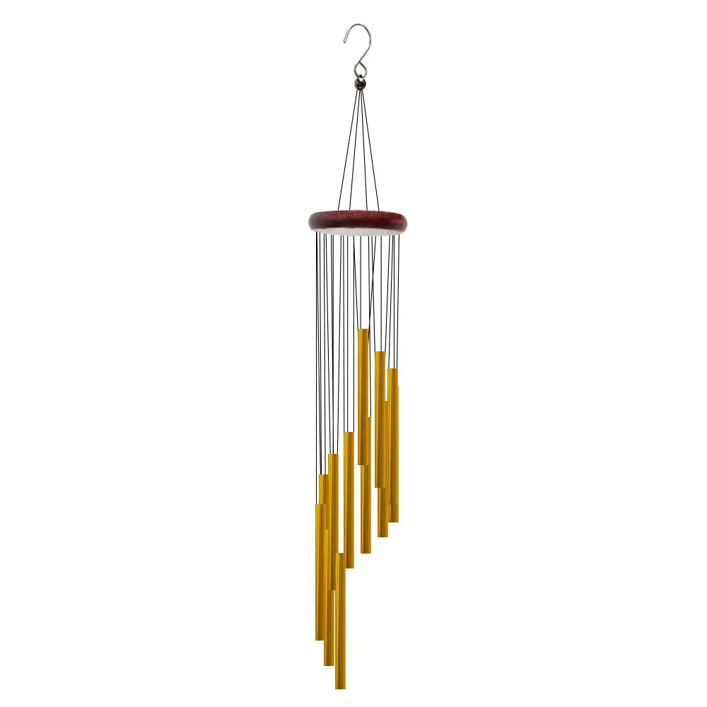 Aluminum Alloy Wind Chimes - 12 Tubes for Outdoor Home Decorv