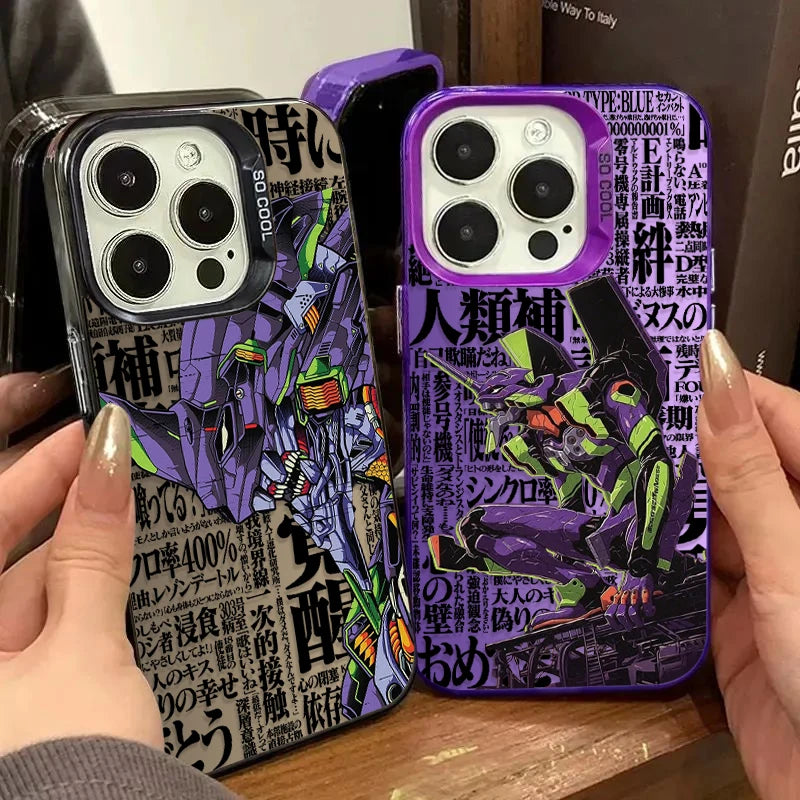 Evangelion Phone Case - Cool Anime Hard Shockproof Cover
