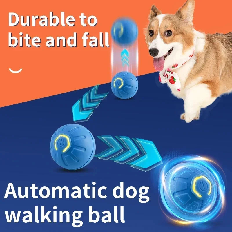 Interactive Dog Toy Ball - USB Automatic Moving Bouncing Toy