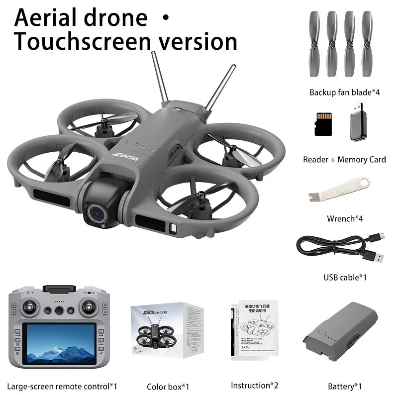 Mini FPV Drone - 4K Camera & 3-Side Obstacle Avoidance