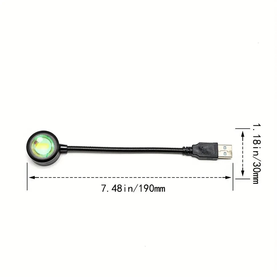 Sunset Projection Lamp - USB Ambient Night Light