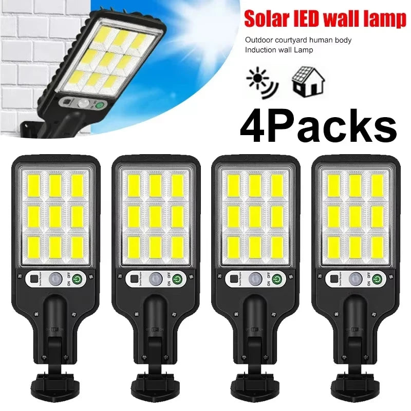 Outdoor Solar Wall Light - Motion Sensor Garden Lamp
