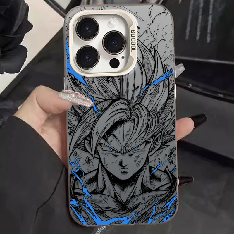 Dragon Ball Phone Case - Goku Vegeta Shockproof Back Cover