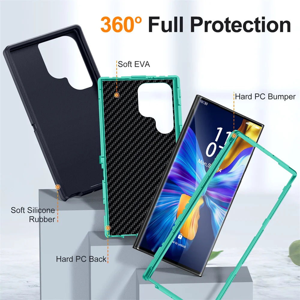 Samsung Armor Case - Military Shockproof PC + TPU Cover