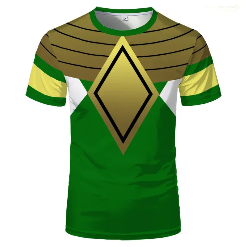 Mighty Morphin Sweater - Multi Color Ranger Holiday Pullover