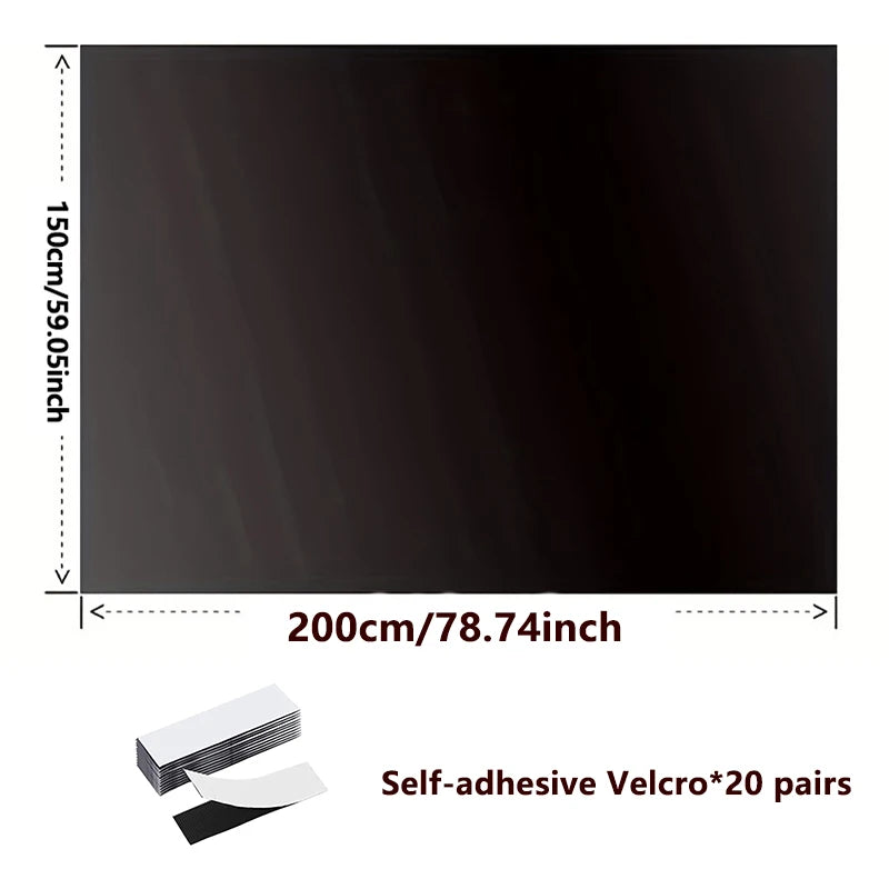Portable Blackout Curtain - DIY Removable Window Shade