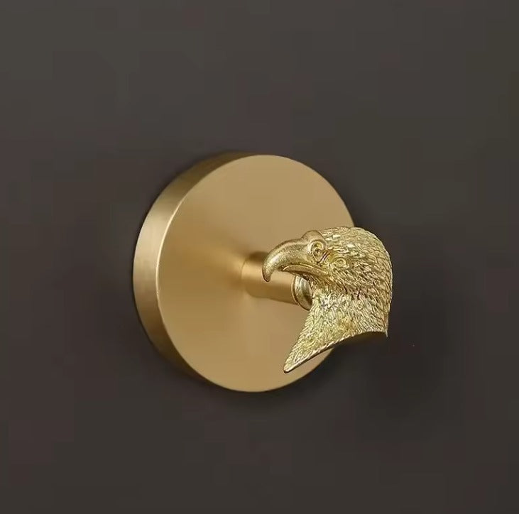 AeroBrass Botanical & Fauna Wall Mount | Solid Cast Brass Hook