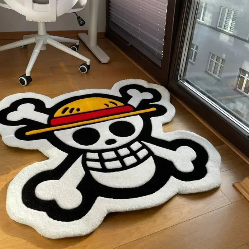 One Piece Carpet Anime Bedside Blanket Floor Mat Sofa Cushion Living Room Bedroom Kitchen Carpet Footrest Home Decoration Gift
