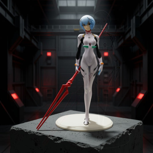 Rei Ayanami (綾波レイ) & Spear of Longinus  EVANGELION