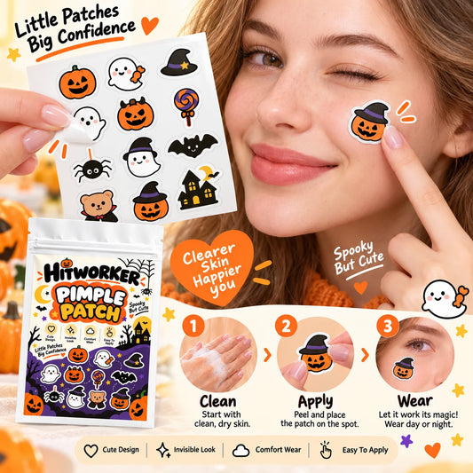 SPOOKY OCCULT HYDRO-MATRIX | Halloween Theme Hydrocolloid Blemish Patches (48 / 120 Pack)