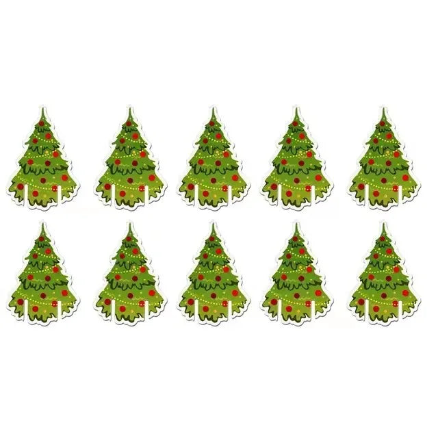 10PCS Christmas Cup Card Santa Hat Wine Glass Decor Ornaments Navidad Noel New Year Gift Home Christmas Decorations