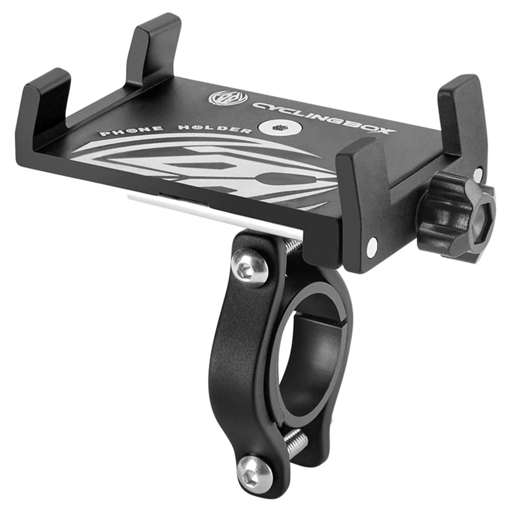Bicycle Phone Holder 360° Rotation Aluminum Alloy MTB Bike Phone GPS Bracket Scooter Motorcycle Handlebar Mount Cell Phone Stand