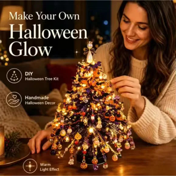 Handmade Bead Weaving Christmas Tree DIY Kit Desktop Holiday Decoration Beaded Xmas Ornament Festive Craft Present