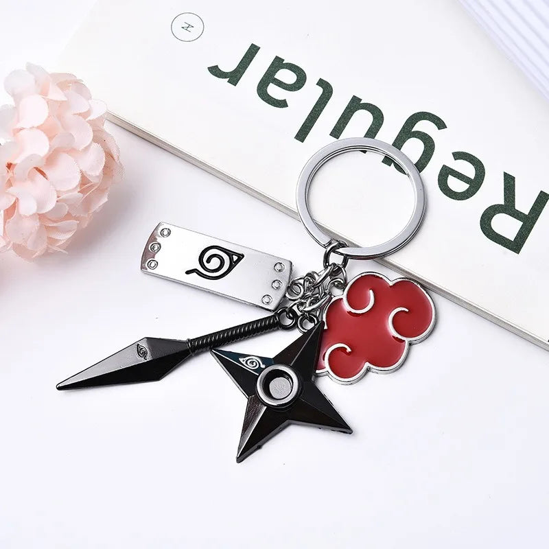 Bandai Anime Naruto Keychain Car Keybag Backpack Accessories Keychain Accessories Women's Jewelry Men's Gifts