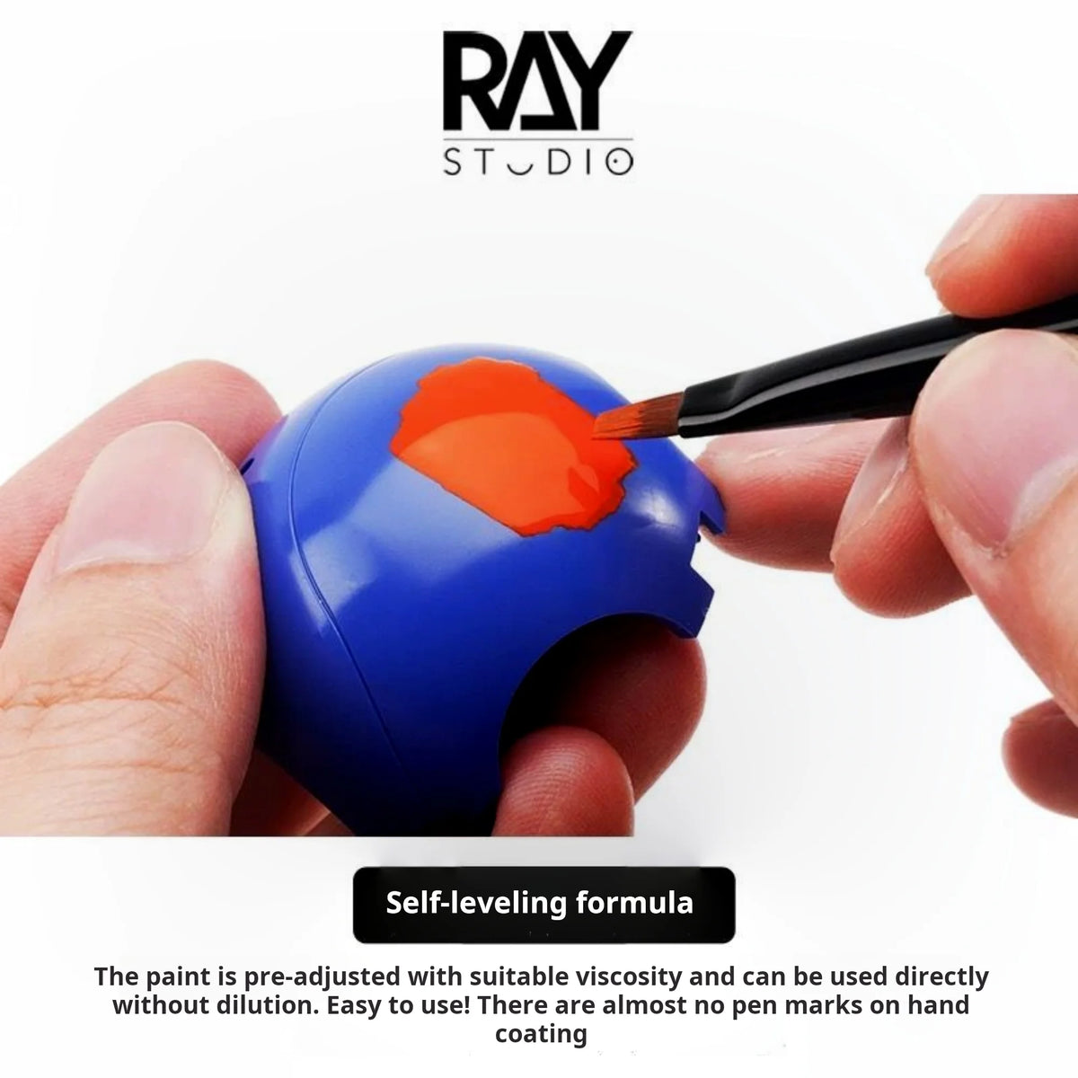 RAYSTUDIO 6ML/18ML Model Coloring 12-Bottle Acrylic Water-Based Paint Set for Gundam Scale Model DIY Hand Painting Pigment Tools