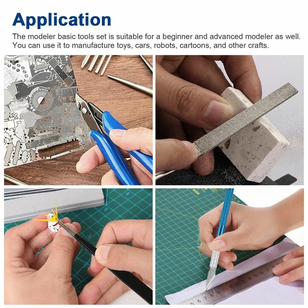 Model Tools Kit Gunpla Tool For Gundam Model Assembly Hobby Modeler Basic Tools for Hobby Model Building Making Assembling