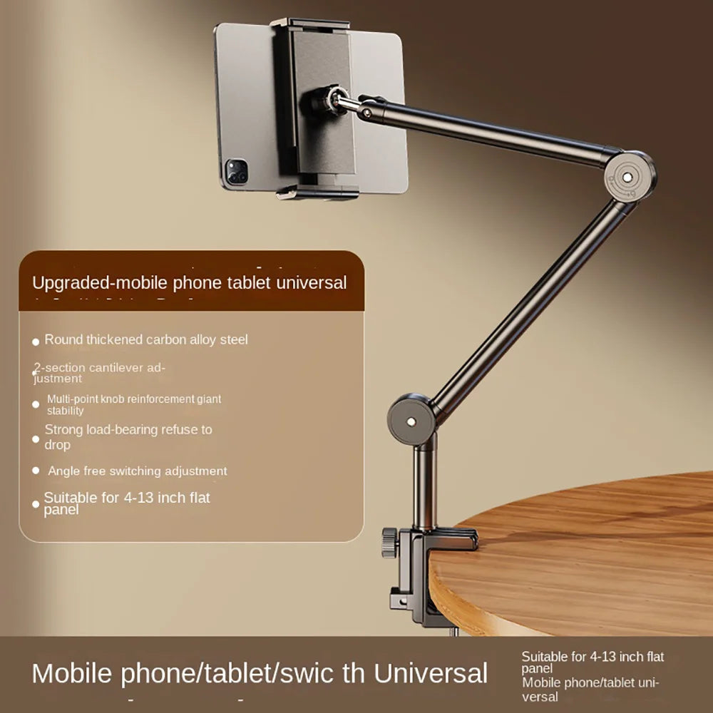 Universal Foldable Cantilever Tablet Bracket Adjustable Home Bed Desktop Stand Smartphone Mount Stand Portable Lazy Phone Holder