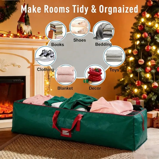 LUSQI 7.5-9ft Christmas Tree & Home Decor Waterproof Storage Bag Multifunctional Oxford Cloth Organizer Box In Colors