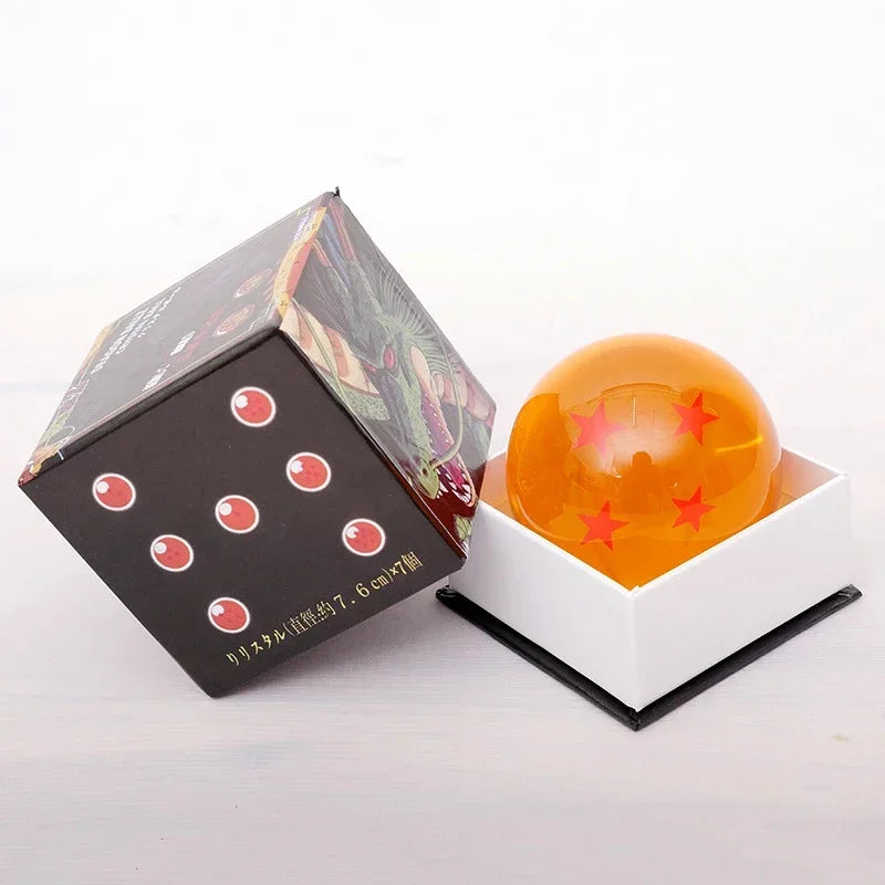 Bandai Anime Dragon Ball Crystal Ball Z Star 1-7 Resin Dragonbead Cosplay Props Desktop Decoration Children Toys Gifts