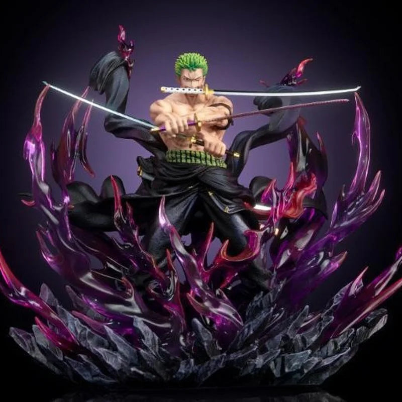 One Piece Enraged Burst Zoro Figure, Trendy Anime Model, Desktop & Room Decoration, Collectible Ornament, Perfect Gift For Fans